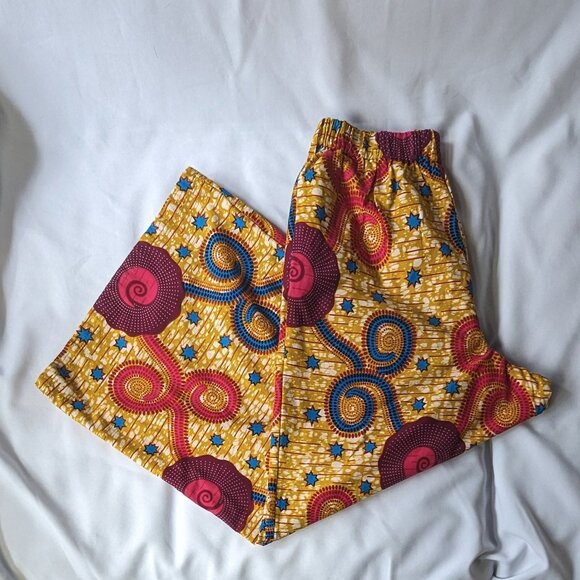 Palazzo pants colourful medium EUC - Picture 7 of 7